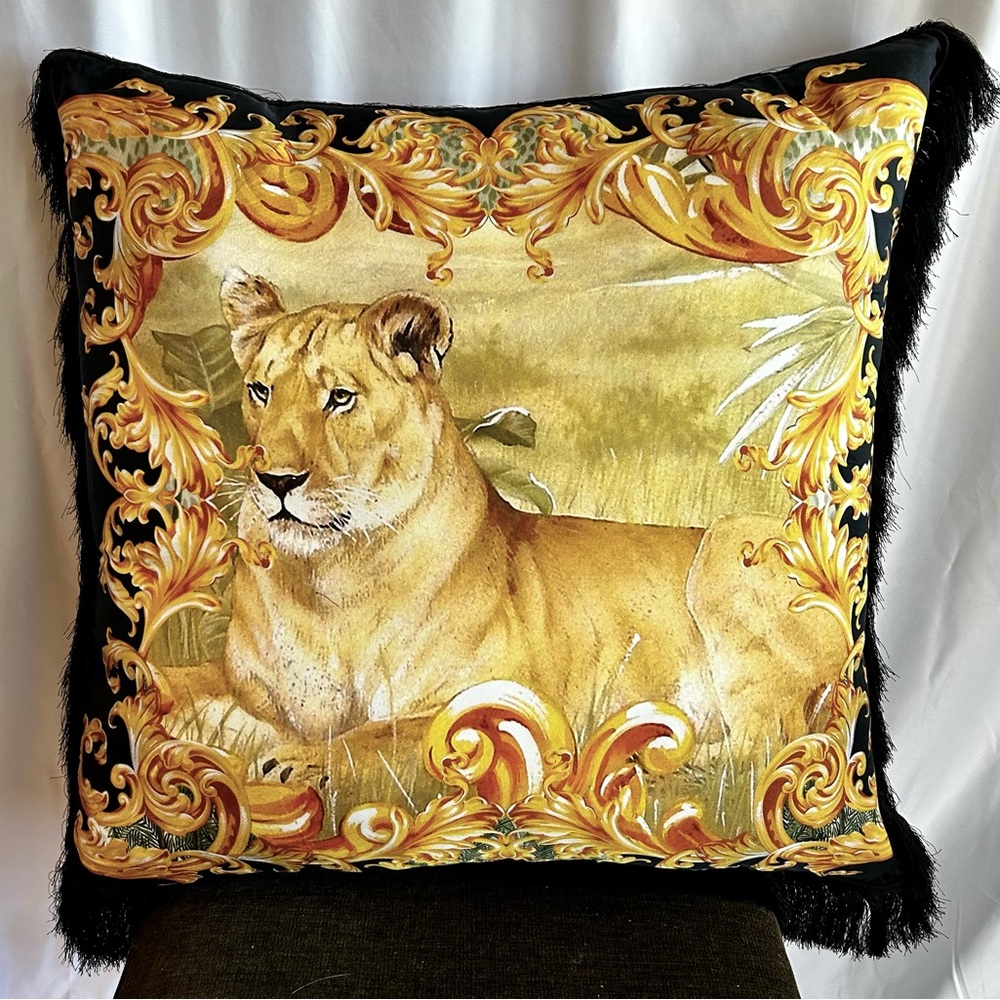 Camilla Palazzo of Palms Silk Pillows